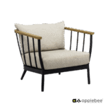 Loungestoel Condor black
