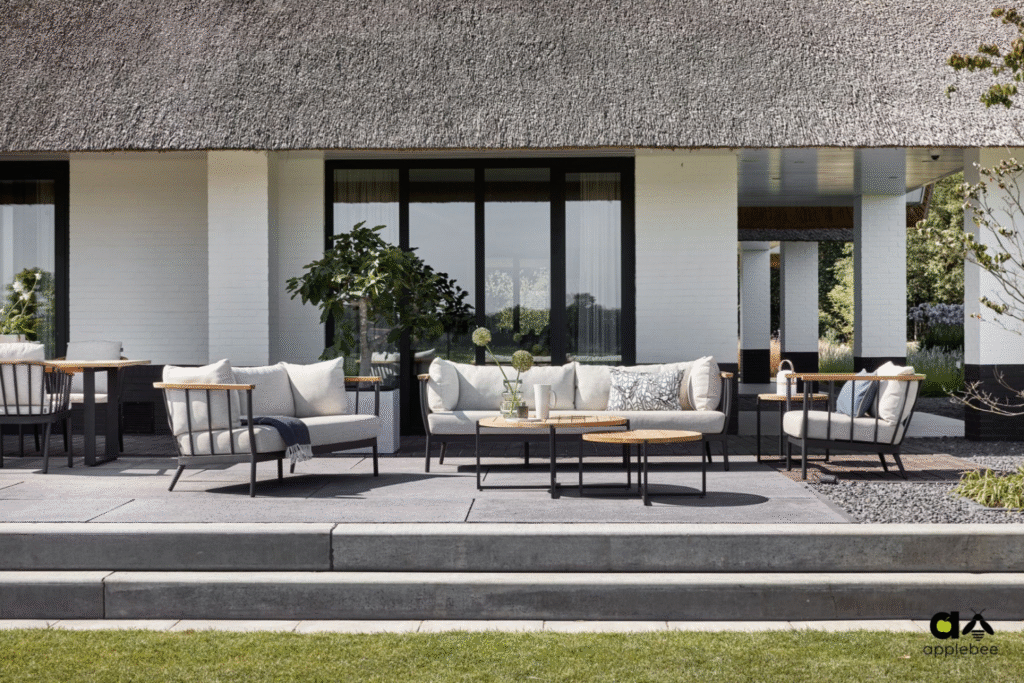 Loungetafel Condor black - Ø54x50 cm