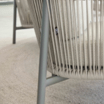 Low dining stoel Bora Bora taupe