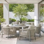 Low dining stoel Bora Bora taupe