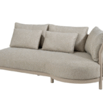 Mykonos modulaire chaise longue 3-zits bank, armleuning links incl. 6 kussens