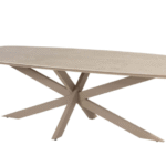 Nevada low dining tafel onderstel latte