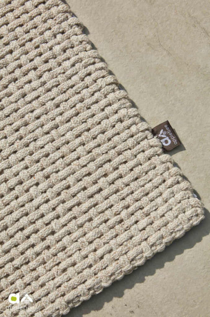 Outdoor Cross karpet oyster - 200x300 cm