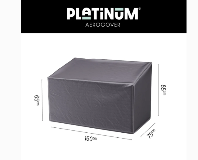 Platinum Aerocover Garden bench cover - 160x75x65/85