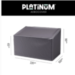 Platinum Aerocover Lounge bench cover HB - 220x100xH65/90