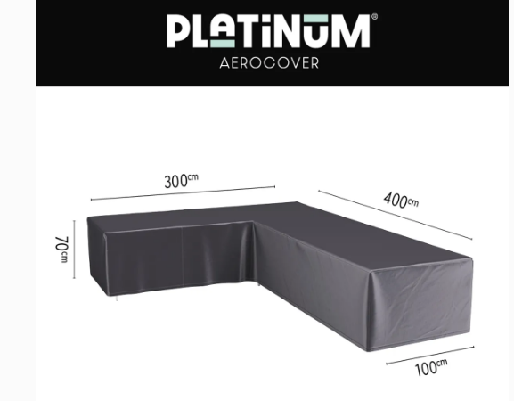 Platinum Aerocover Lounge cover L - 400x300x100xH70 Left