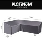 Platinum Aerocover Lounge cover L HB - 305x255x100xH65/90 Left