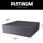 Platinum Aerocover Lounge set cover - 300x250xH70