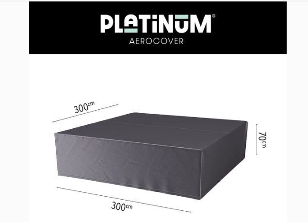 Platinum Aerocover Lounge set cover - 300x300xH70