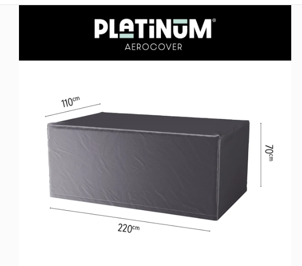 Platinum Aerocover Table cover - 220x110xH70