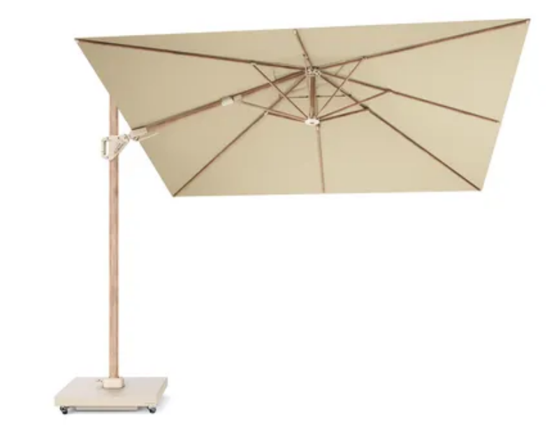 Platinum Challenger T² premium teak-champagne 3x3 mtr