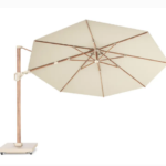 Platinum Challenger T² premium Teak-Champagne Ø3.5 mtr