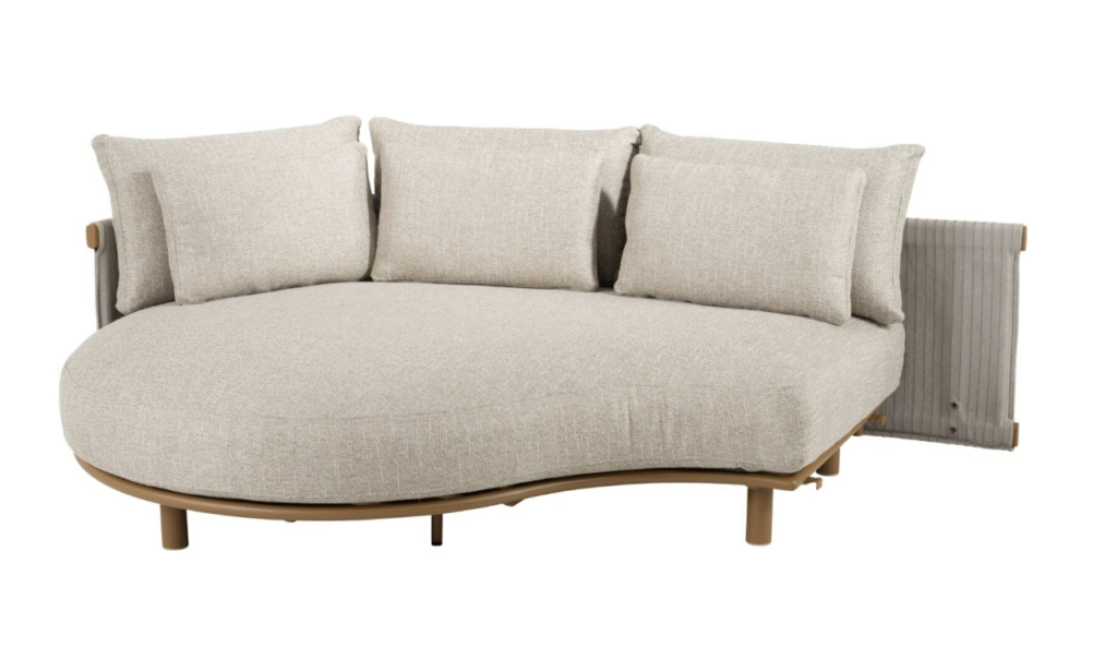 Safina modulaire chaise longue bank, armleuning rechts incl. 7 kussens