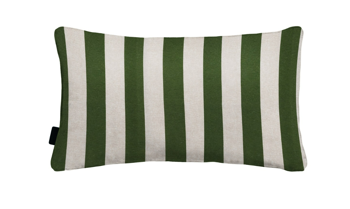 Sierkussen 30x50 Piping Amora Green