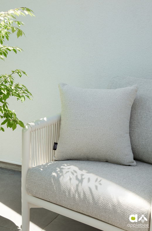 Sierkussen 45x45 cm boucle cream