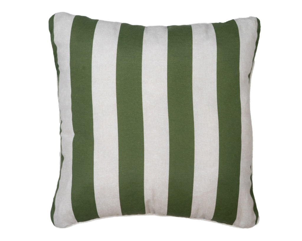 Sierkussen 50x50 Piping Amora Green