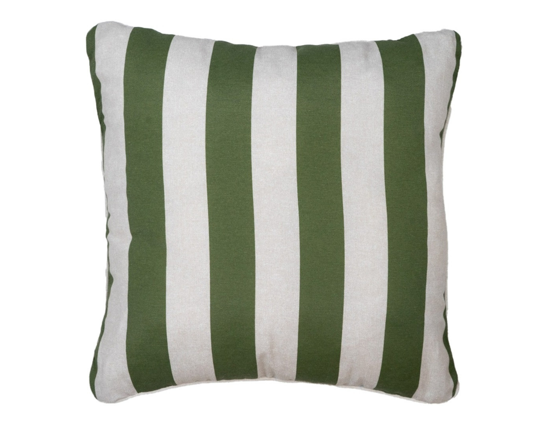 Sierkussen 50x50 Piping Amora Green