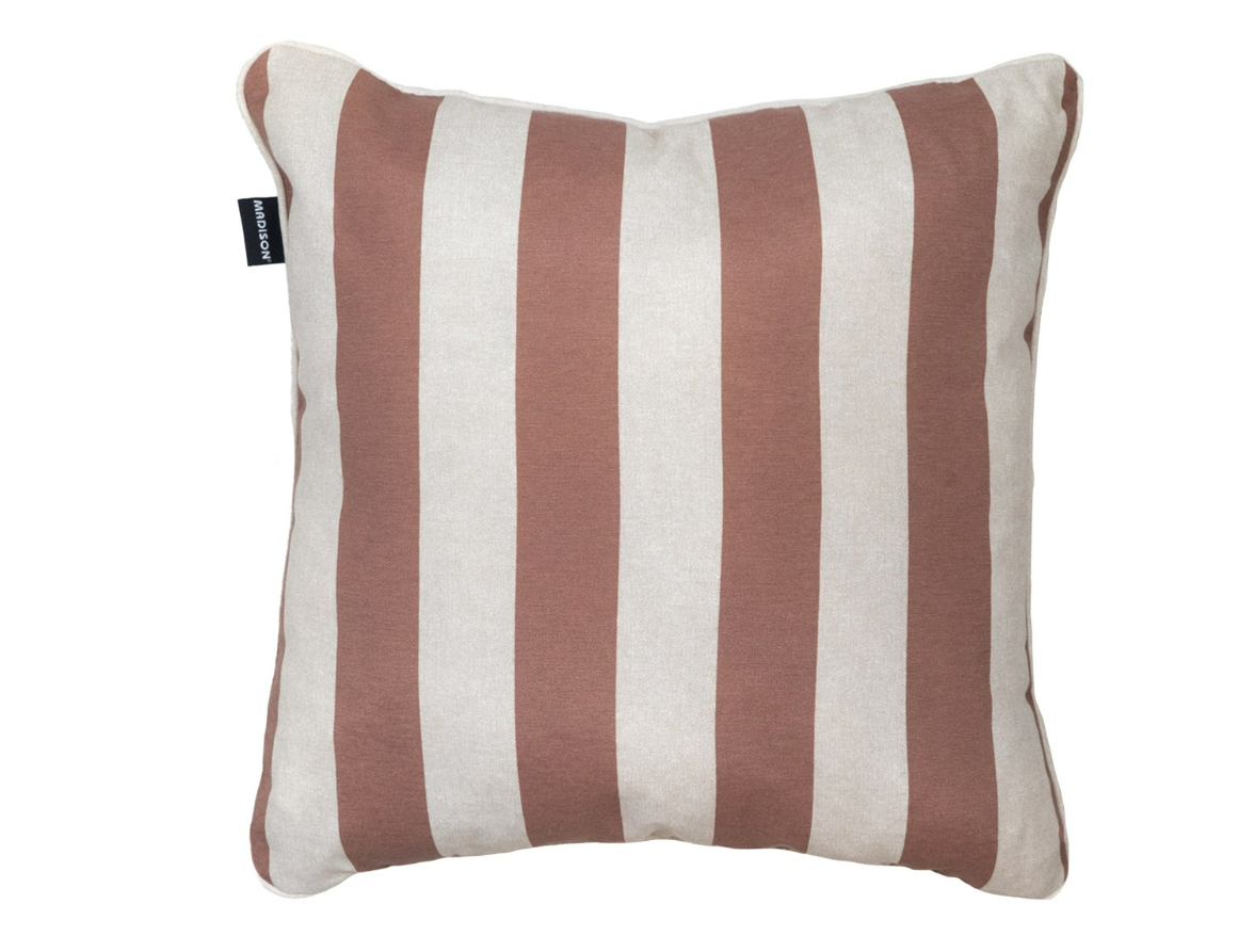 Sierkussen 50x50 Piping Amora Mocca