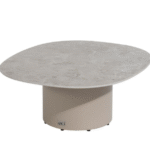 Sofie salontafelblad keramisch travertin 70 x 80 cm (H 30)