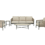 Stoel-bank loungeset Bora Bora + Loungetafel set Bora Bora 5-dlg