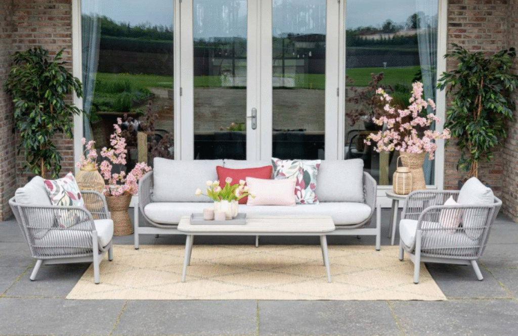 Stoel-bank loungeset Catanzaro 3-dlg