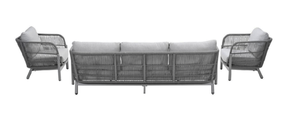 Stoel-bank loungeset Catanzaro 3-dlg