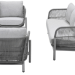 Stoel-bank loungeset Catanzaro 3-dlg