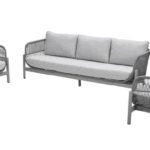 Stoel-bank loungeset Catanzaro 3-dlg