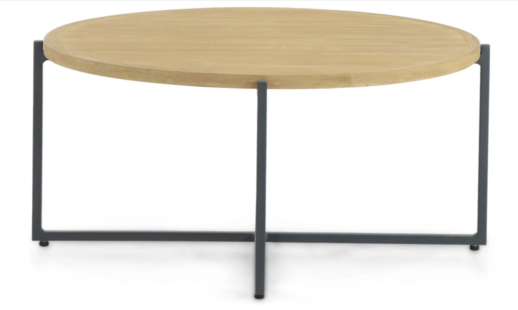 Stoel-bank loungeset Condor black + Loungetafel set Condor+ voetenbank Condor 8-dlg