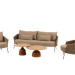 Stoel-bank loungeset Molina + Loungetafel set June 7-dlg