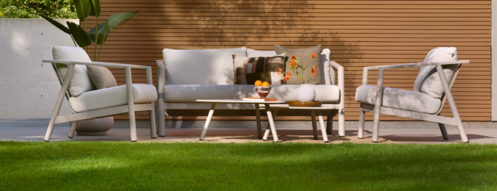 Stoel-bank loungeset Rana Soft green 5-dlg