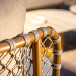 Hoek loungebank Martinique + Loungetafel Salute amber 5-dlg