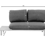 Hoek loungeset Sling gelijk 3-dlg