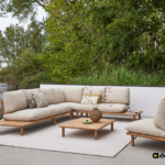 Hoek loungeset Sling rechts + Loungetafel Sling 4-dlg