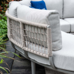 Lounge-dining set Matera taupe 3-dlg