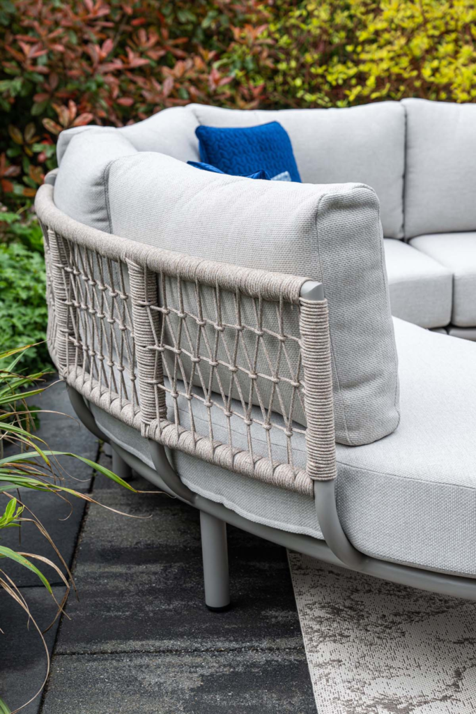 Lounge-dining set Matera taupe 3-dlg