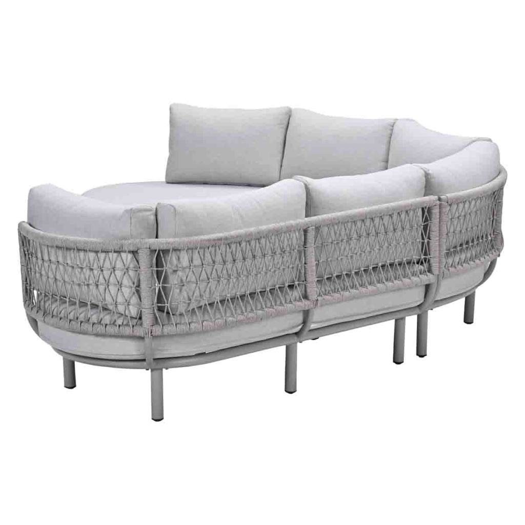 Lounge-dining set Matera taupe 3-dlg