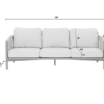 Stoel-bank loungeset Bora Bora + Loungetafel set Bora Bora 5-dlg