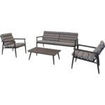 Stoel-bank loungeset Harper Stone