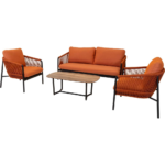 Stoel-bank loungeset Osaka terra