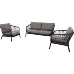 Stoel-bank loungeset Zavi Stone