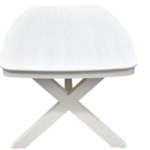 Dining tafel Davos deens ovaal Crema - 200x100 cm