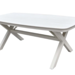 Dining tafel Davos deens ovaal Crema - 200x100 cm