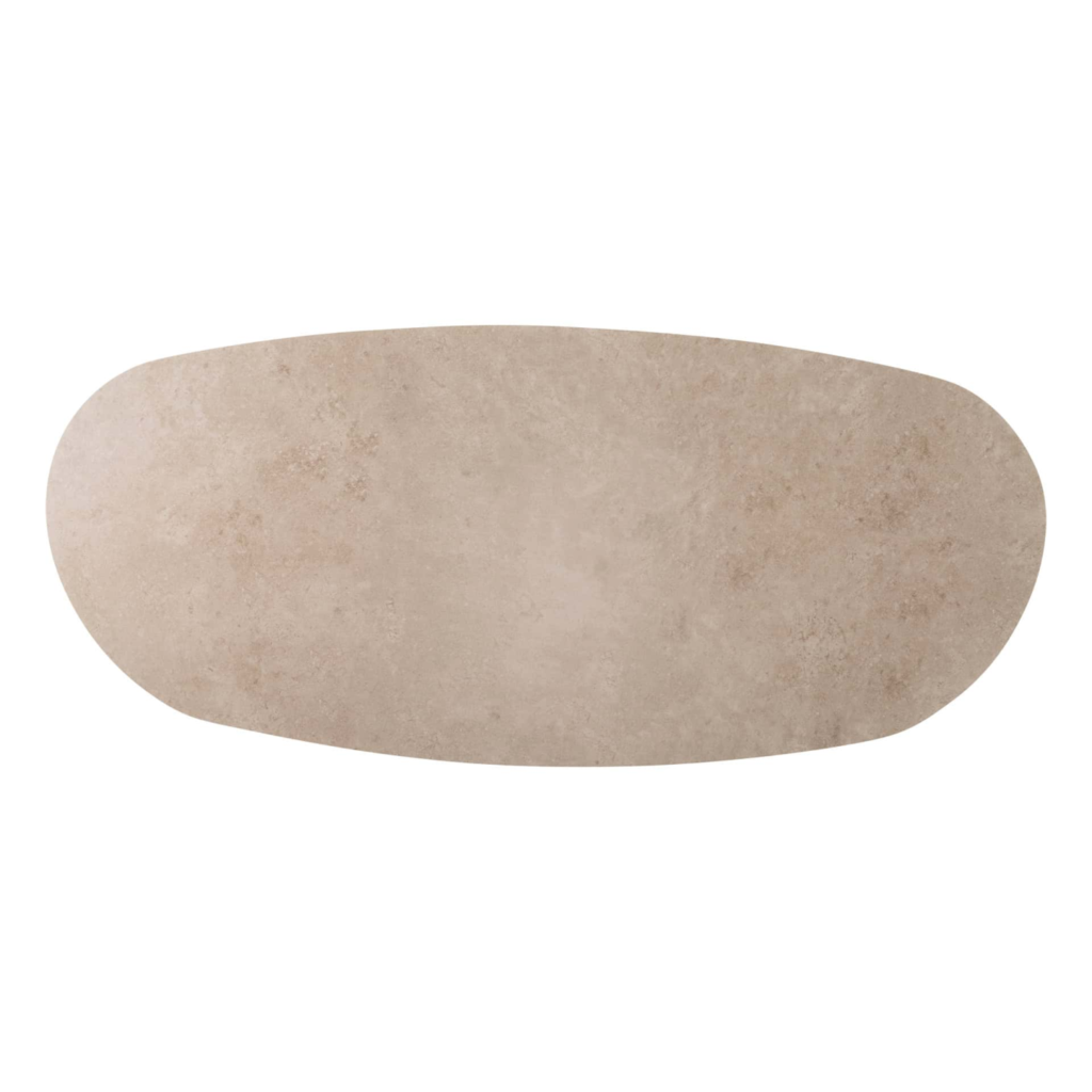Dining tafel Denia 240 x 105 cm latte + Dining stoel Calma latte 8-dlg