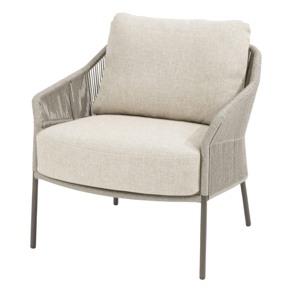 Low dining tafel Nevada barrel 250 x 105 cm terre + Low dining stoel Florence terre 8-dlg