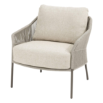Low dining tafel Nevada barrel 250 x 105 cm terre + Low dining stoel Florence terre 8-dlg