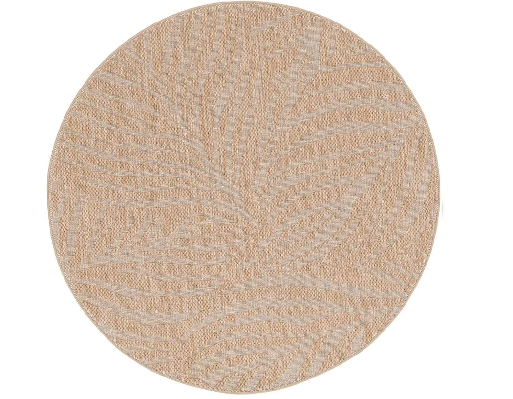 Naturalis karpet leaf sand - Ø200 cm