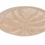 Naturalis karpet leaf taupe - Ø200 cm
