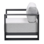 Levanto Lounge fauteuil carbon black