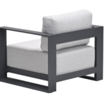 Levanto Lounge fauteuil carbon black